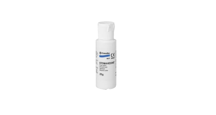 Stomahesive® Skin Barrier Powder: Helps maintain a dry, protective surface for skin.