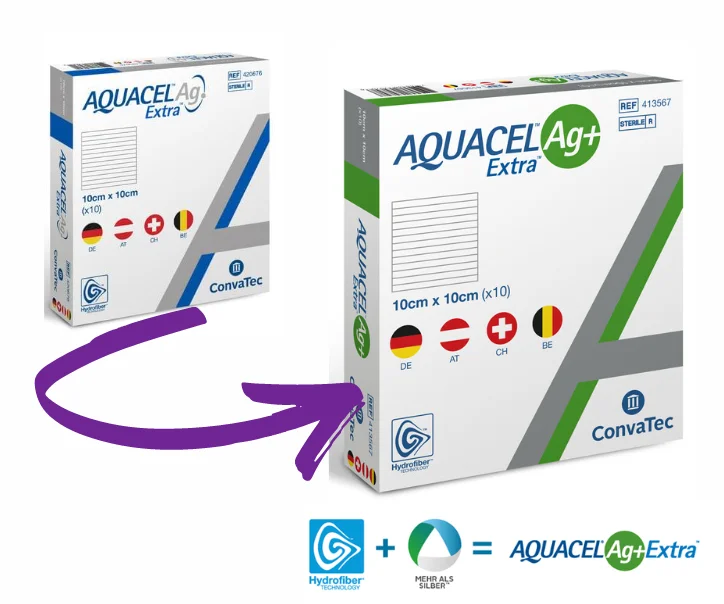 AQUACEL® Ag bekommt ein +
