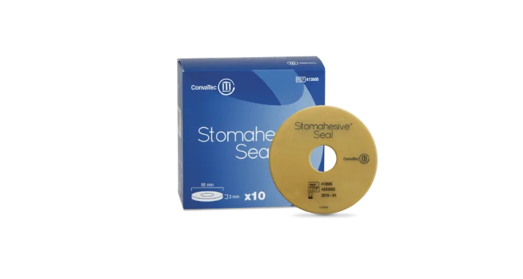 Stomahesive® Seals: Enhances stoma seal, provides secure platform, easy application, discreet profile.